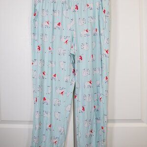 Sonoma blue polar bear pajama bottoms